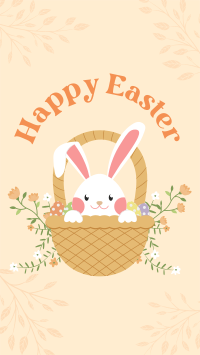 Modern Easter Bunny Instagram Reel Design