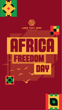 Tiled Freedom Africa YouTube short Image Preview