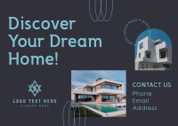 Your Dream Home Postcard Design