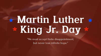 Martin Luther Tribute Facebook event cover Image Preview
