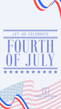 4th of July Greeting Instagram Story Design