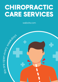 Chiropractic Care Poster Design