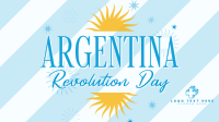 Argentina Revolution Day Facebook event cover Image Preview