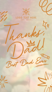 Best Dad Doodle TikTok video Image Preview