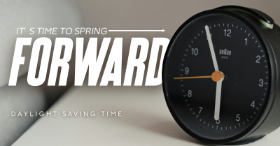 Spring Forward Facebook ad Image Preview