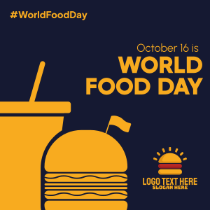 Burger World Food Day Instagram post Image Preview