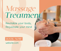 Simple Massage Treatment Facebook post Image Preview