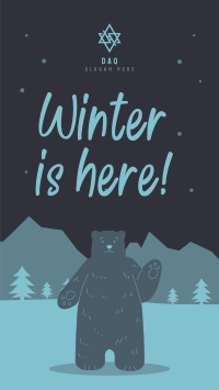 Polar Winter Facebook Story Design