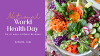 Minimalist World Health Day Greeting Video Image Preview