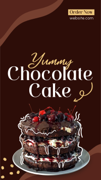 Chocolate Special Dessert Facebook Story Design