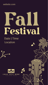 Fall Festival Celebration TikTok video Image Preview