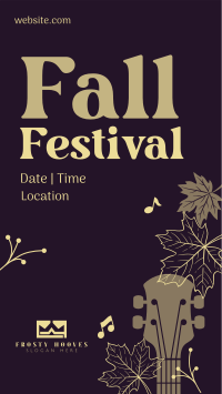 Fall Festival Celebration TikTok Video Image Preview