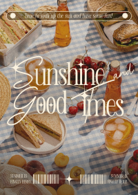 Retro Summer Sunshine Flyer Image Preview