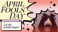 Modern Nostalgia April Fools Facebook Event Cover Design