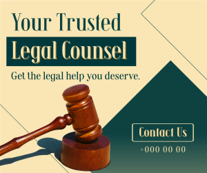 Trusted Legal Counsel Facebook post Image Preview