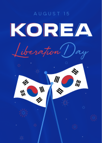 Korea Liberation Day Poster Design