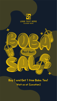 Delightful Boba Sale TikTok Video Design