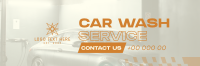 Professional Car Wash Service Twitter Header Image Preview