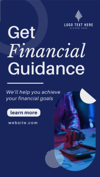 Modern Corporate Get Financial Guidance Instagram Story Preview