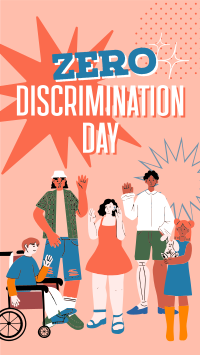 Zero Discrimination Advocacy TikTok video Image Preview