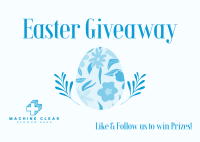 Floral Egg Giveaway Postcard Image Preview