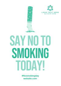 No To Smoking Today Flyer Image Preview
