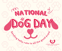 National Dog Day Facebook post Image Preview