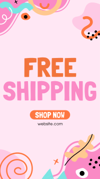 Quirky Shipping Promo Instagram reel Image Preview