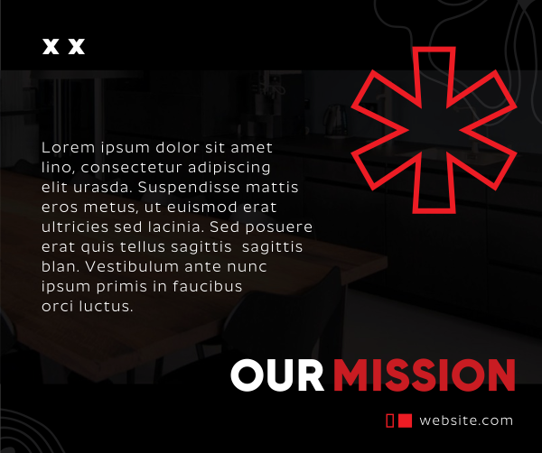 Mission Asterisk Facebook Post Design Image Preview