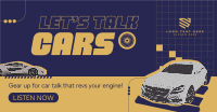 Car Podcast Facebook Ad Design