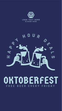 Oktoberfest Happy Hour Deals Facebook Story Design