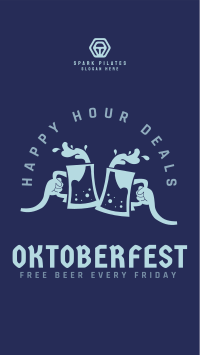 Oktoberfest Happy Hour Deals Facebook story Image Preview