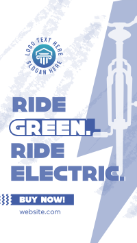 Green Ride E-bike Instagram story Image Preview