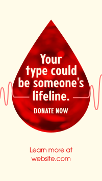 World Blood Donor Day TikTok Video Image Preview