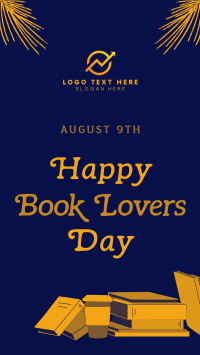 Happy Book Lovers Day YouTube short Image Preview