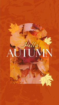 Hello There Autumn Greeting YouTube short Image Preview