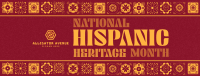 Hispanic Heritage Month Tiles Facebook Cover Design