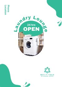 Laundry Lounge Flyer Design