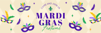 Mardi Gras Festival Twitter Header Design