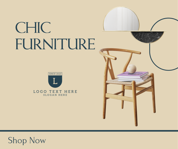 Chic Furniture Facebook Post Design Image Preview