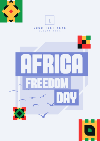 Tiled Freedom Africa Flyer Design