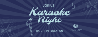 Retro Karaoke Facebook cover Image Preview