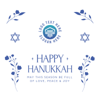 Happy Hanukkah Instagram post Image Preview