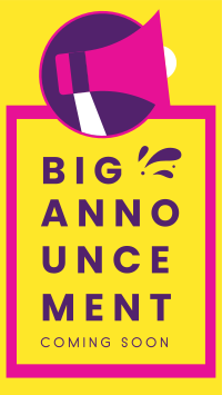 Big Announcement Facebook story Image Preview