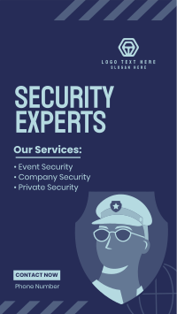 Security Experts Services Instagram Story Design