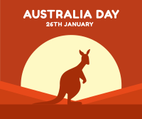 Kangaroo Silhouette Facebook post Image Preview