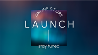 Online Store Launch Facebook Event Cover Design