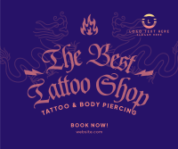 Tattoo & Piercings Facebook Post Design