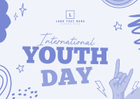 Great Day for Youth Postcard Design