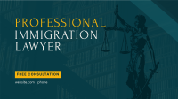 Immigration Lawyer Facebook Event Cover Design
